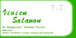 vivien salamon business card